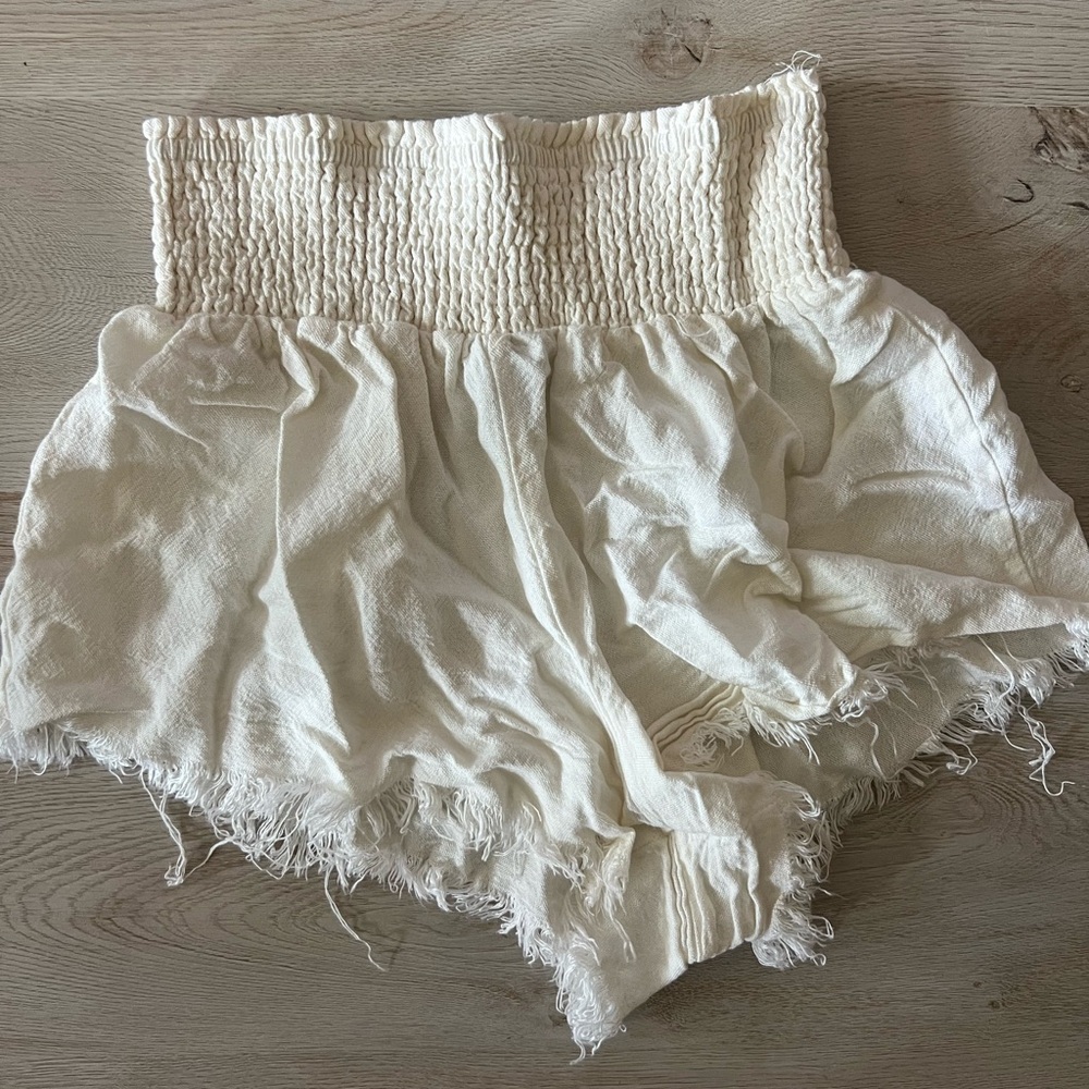 Off-White High-Waist Women's Flowy Shorts